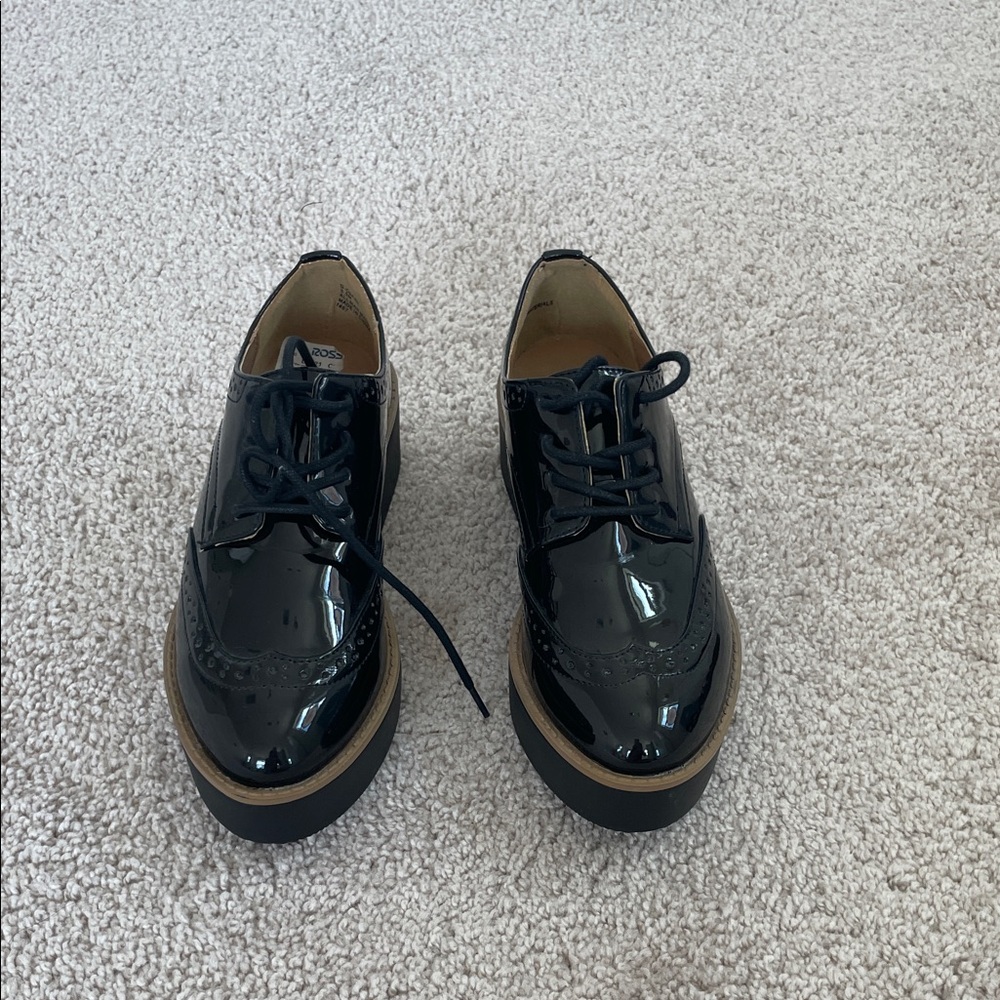 Madden Girl Black Patent Leather Oxfords